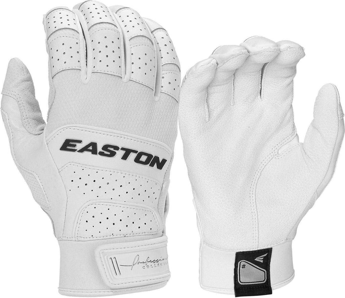 Easton Professional Collection Batting Gloves - White White - HIT a Double