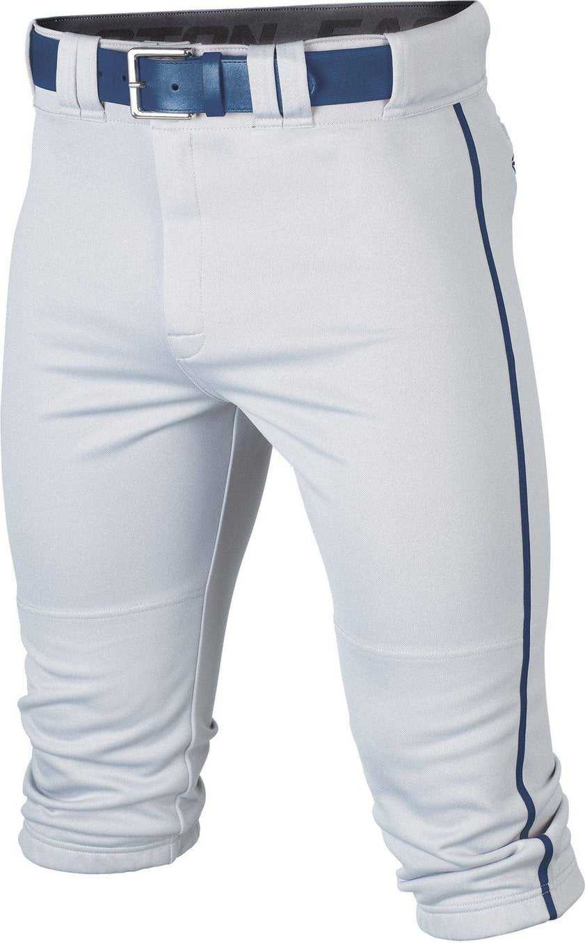 Easton Rival+ Piped Youth Kniccker Baseball Pant - White Navy - HIT a Double