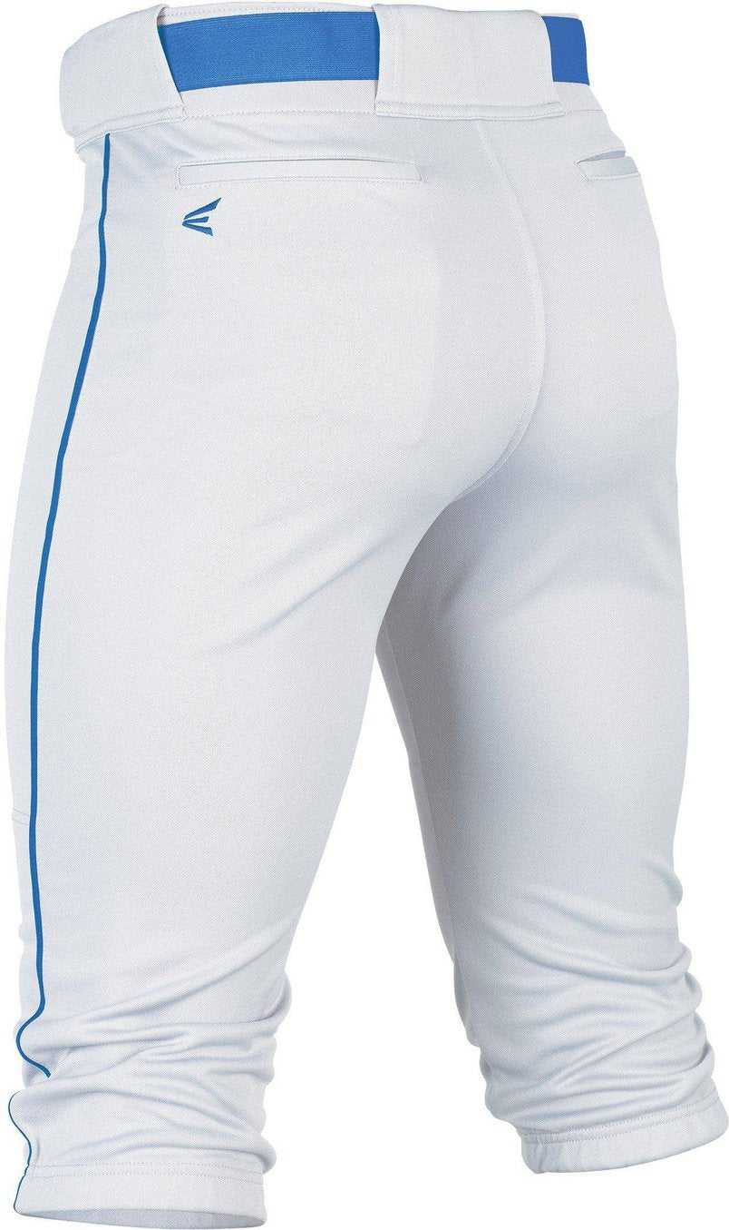 Easton  Rival+ Piped Youth Kniccker Baseball Pant - White Royal - HIT A Double