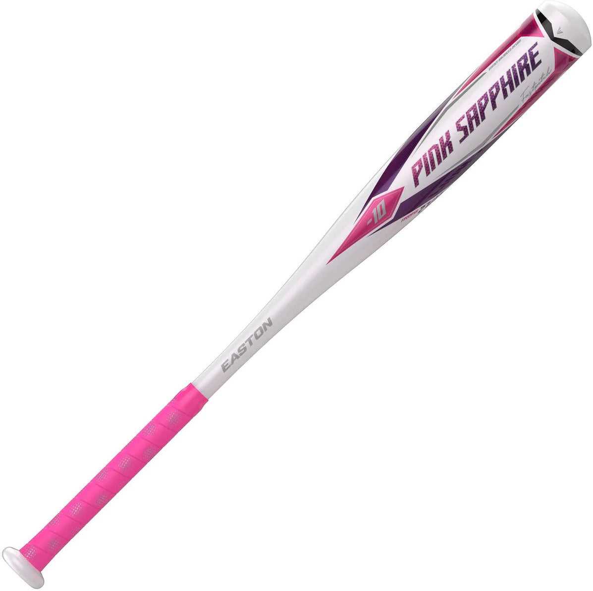 Easton Sapphire (-10) Fastpitch Bat FP22PSA - White Pink - HIT A Double