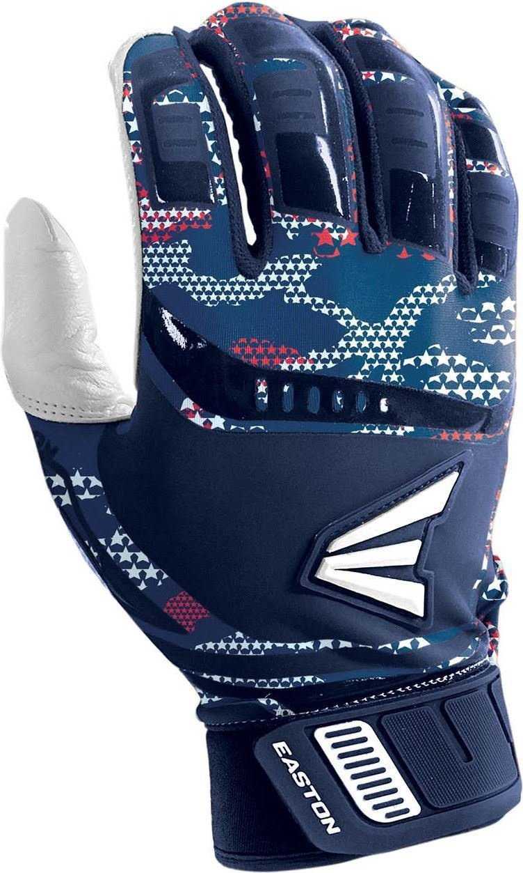 Easton Walk-Off Adult Batting Gloves - Stars and Stripes - HIT a Double