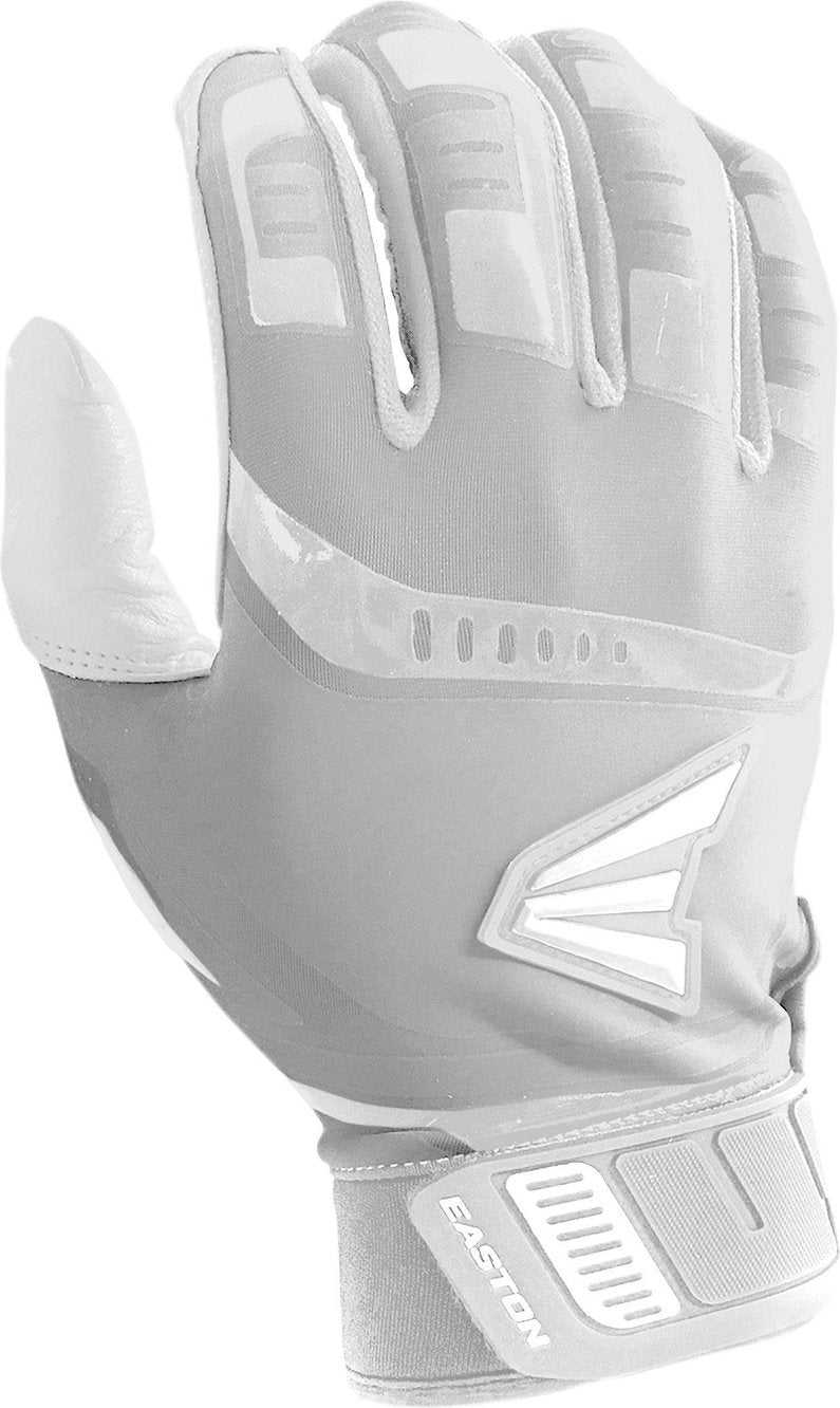 Easton Walk-Off Adult Batting Gloves - White - HIT a Double