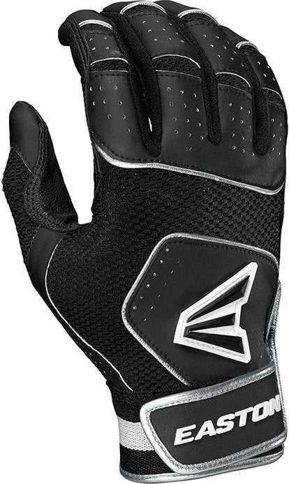 Easton Walk-Off NX Youth Batting Gloves - Black - HIT a Double