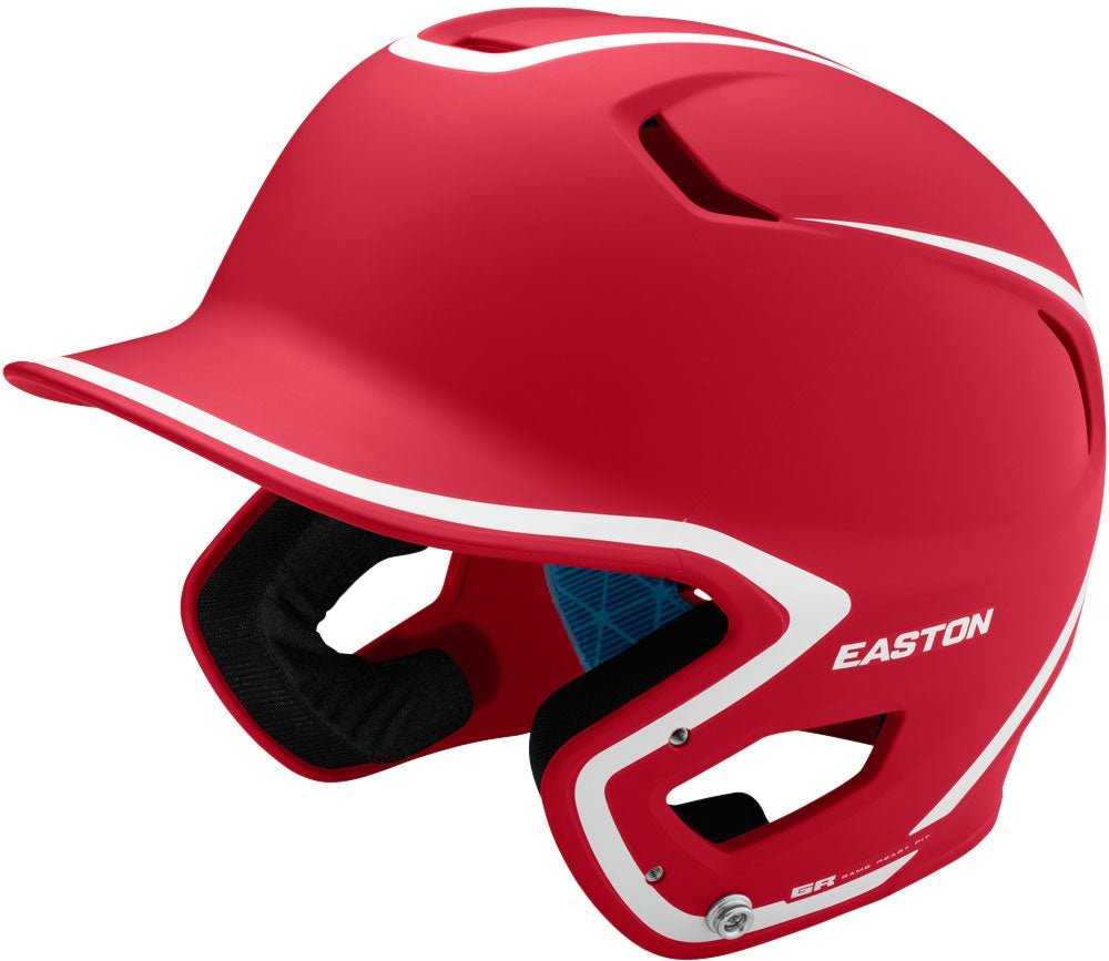 Easton Z5 2.0 Matte Two-Tone Batting Helmet - Red White - HIT a Double