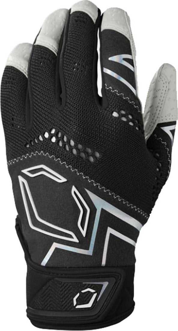 EvoShield Adult Pro-SRZ V2 Batting Gloves - Black - HIT A Double
