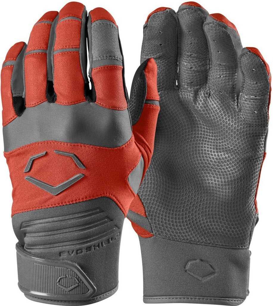 EvoShield Adult Evo Aggressor Batting Gloves - Orange - HIT A Double