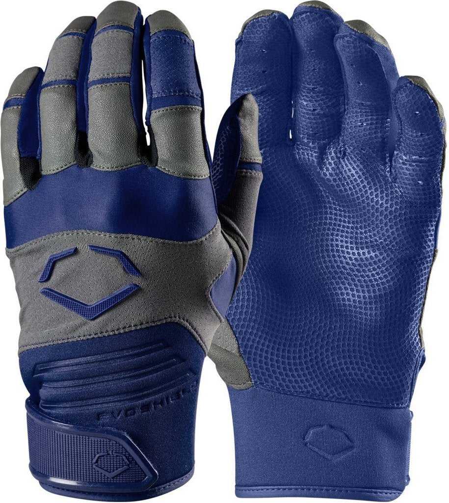 EvoShield Adult Evo Aggressor Batting Gloves - Royal - HIT A Double