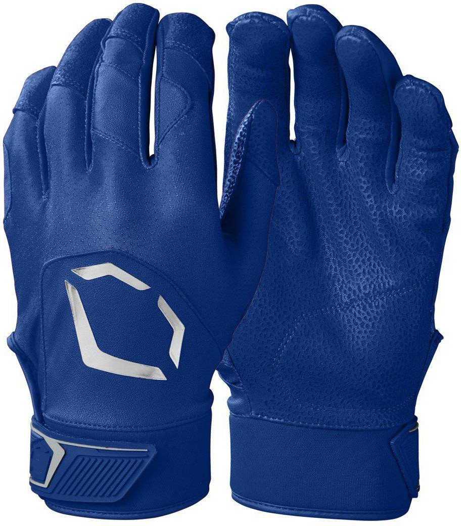 EvoShield Adult Evo Standout Batting Gloves - Royal - HIT A Double