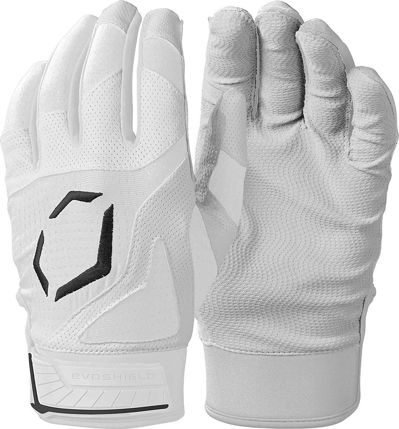 EvoShield Adult SRZ-1 Batting Gloves - Team White - HIT A Double