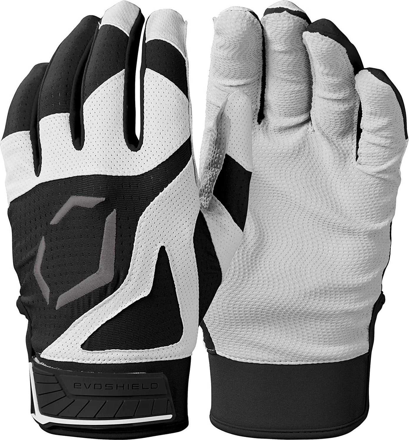EvoShield Youth SRZ-1 Batting Gloves - Black - HIT A Double