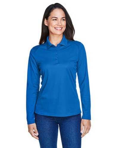 Extreme 75111 Ladies&#39; Eperformance Snag Protection Long-Sleeve Polo - True Royal - HIT a Double