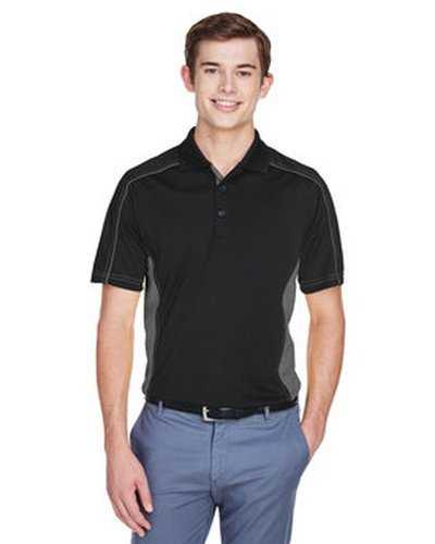 Extreme 85113 Men's Eperformance Fuse Snag Protection Plus Colorblock Polo - Black Carbon - HIT a Double