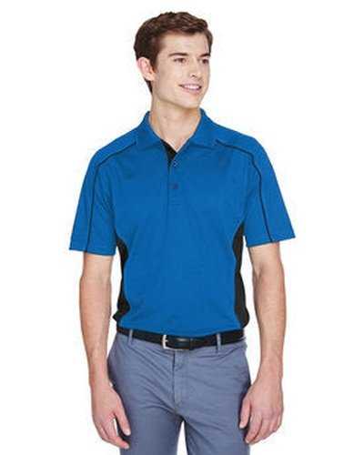 Extreme 85113 Men&#39;s Eperformance Fuse Snag Protection Plus Colorblock Polo - True Royal Black - HIT a Double