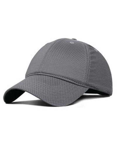 Fahrenheit F781 Textured Performance Fabric Cap - Charcoal - HIT a Double