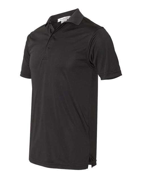 Featherlite 0100 Value Polyester Polo - Black - HIT a Double