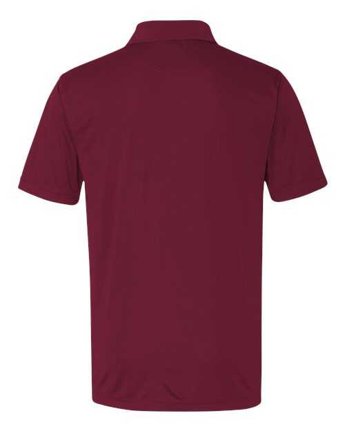 Featherlite 0100 Value Polyester Polo - Maroon - HIT a Double
