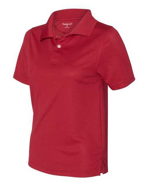 Featherlite 5100 Women's Value Polyester Polo - Red - HIT a Double