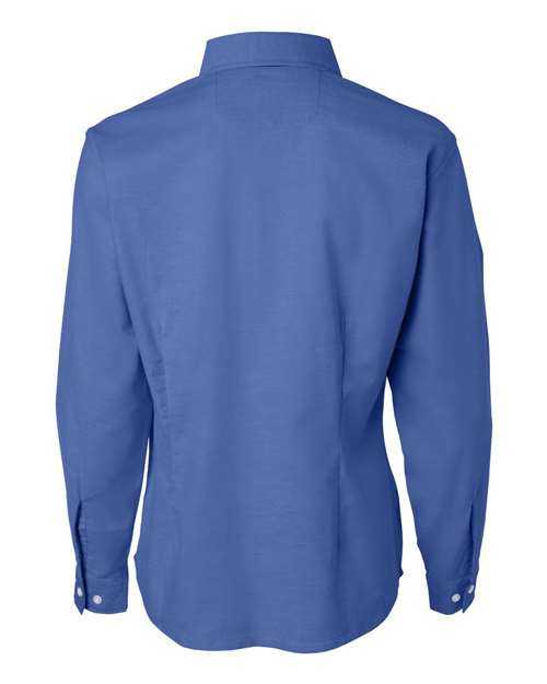 Featherlite 5233 Women&#39;s Long Sleeve Stain Resistant Oxford Shirt - French Blue - HIT a Double
