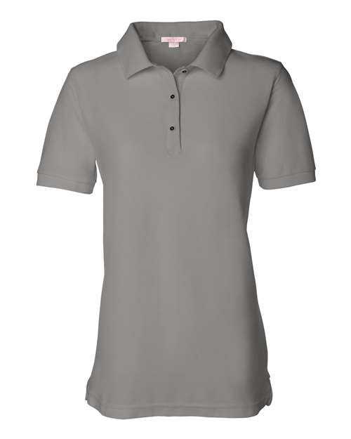 Featherlite 5500 Women&#39;s Silky Smooth Piqu Polo - Cool Grey - HIT a Double