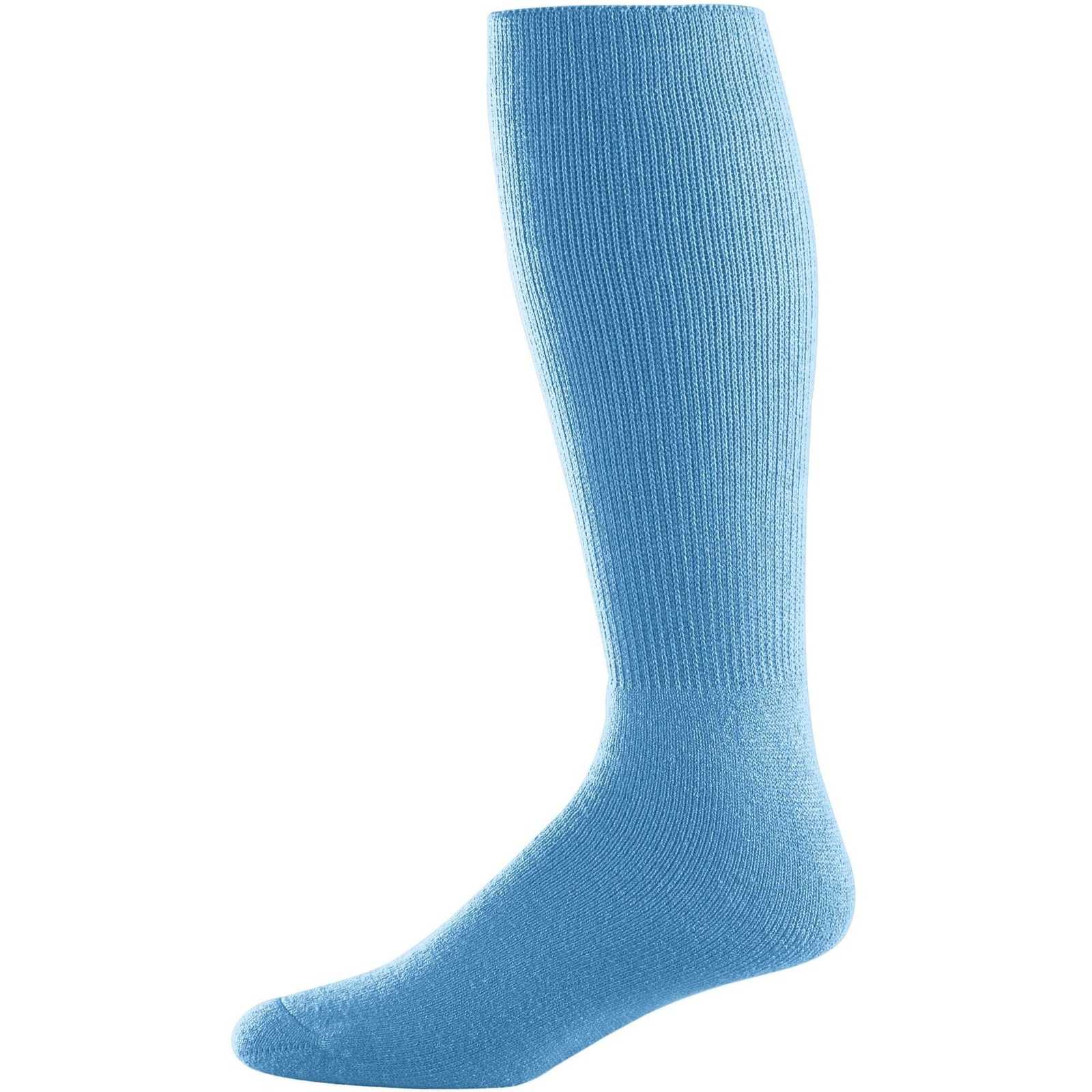 High Five 328030 Athletic Knee High Sock - Columbia Blue - HIT a Double