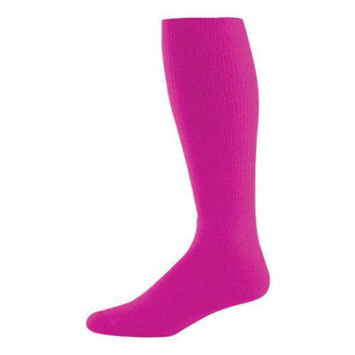 High Five 328030 Athletic Knee High Sock - Raspberry - HIT a Double