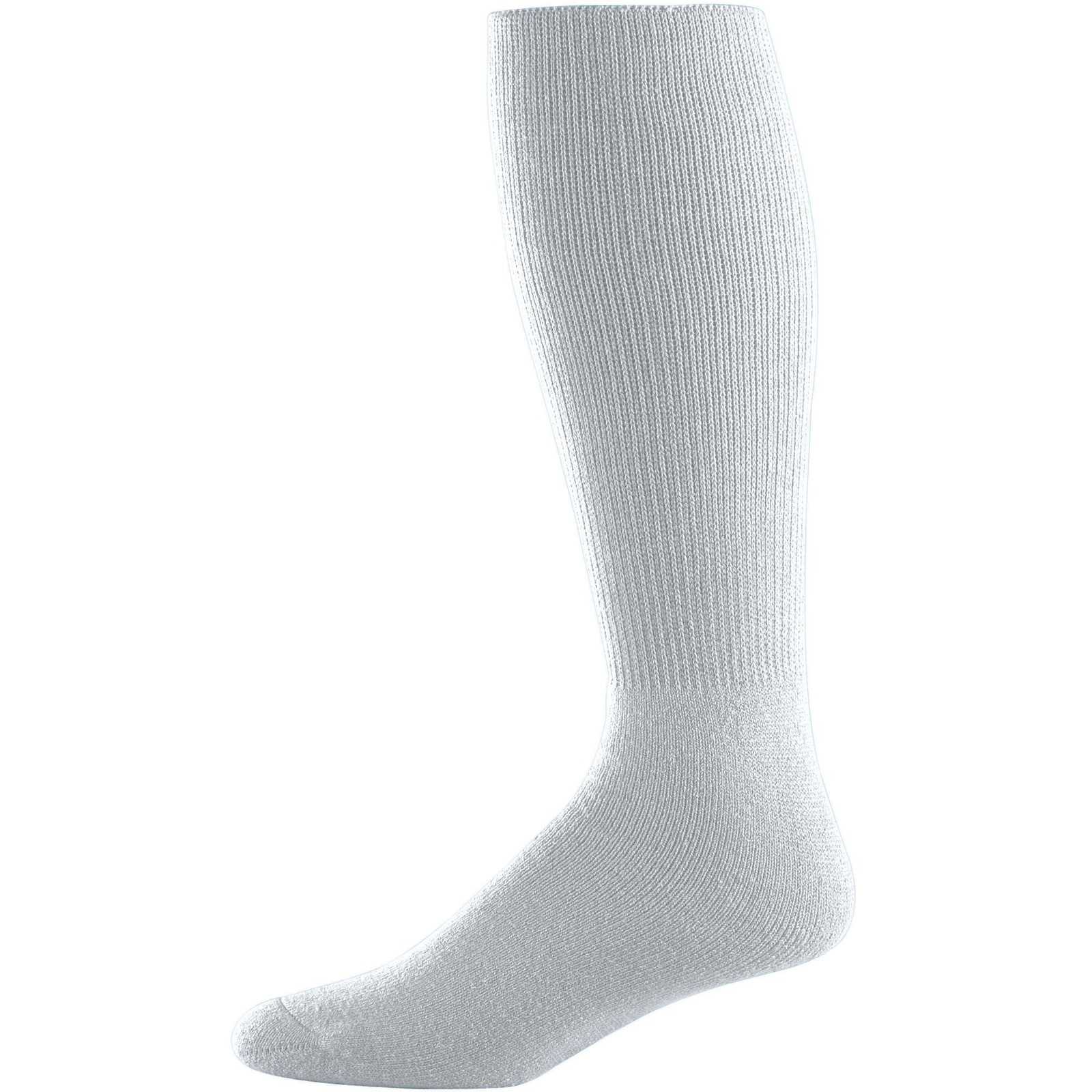 High Five 328030 Athletic Knee High Sock - Silver Gray - HIT a Double