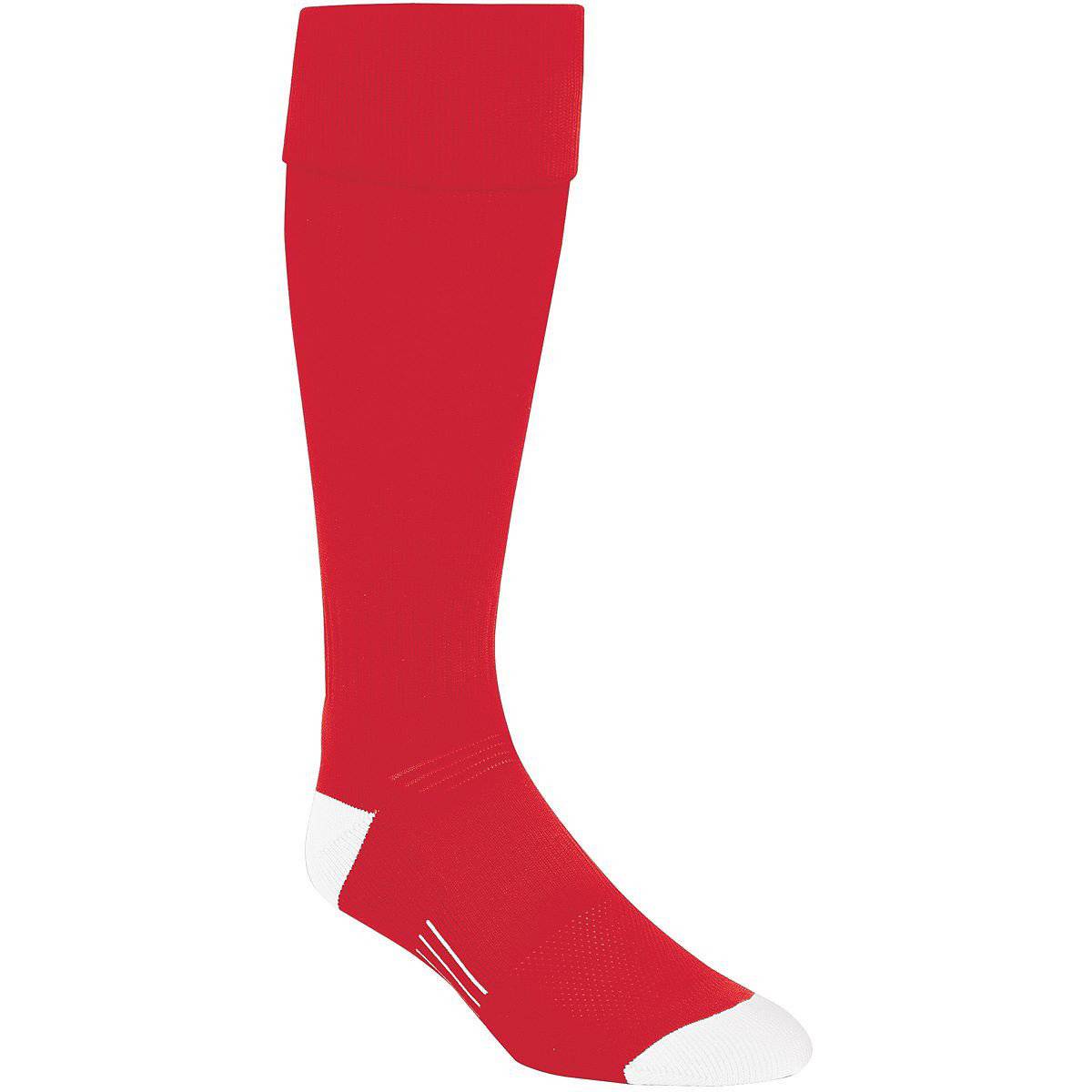 High Five 329110 Performance Knee High Sock - Scarlet White - HIT a Double