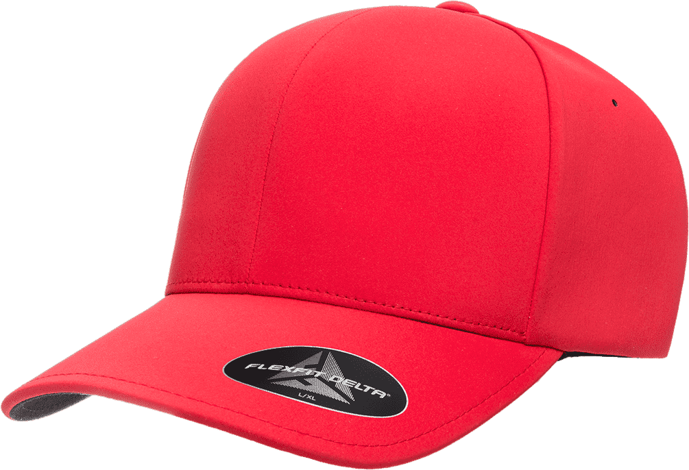 Flexfit 180 Delta Seamless Cap - Red - HIT a Double