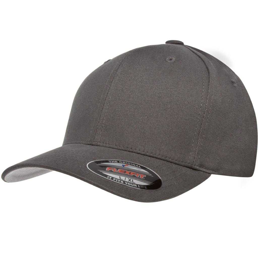Flexfit 6377 Brushed Twill Cap - Cool Gray - HIT a Double