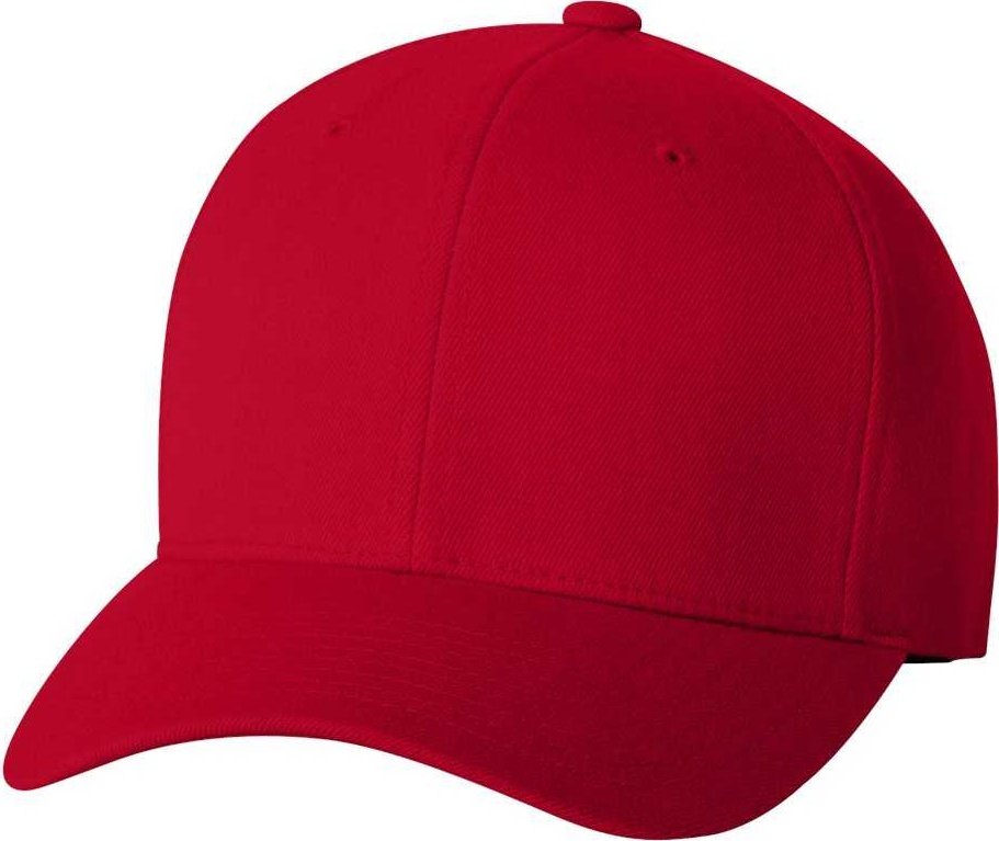 Flexfit 6477 Wool-Blend Cap - Red - HIT a Double - 3