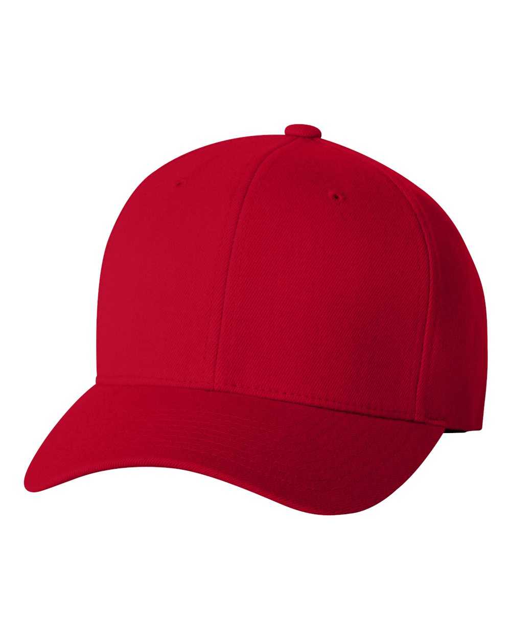 Flexfit 6477 Wool-Blend Cap - Red - HIT a Double - 3