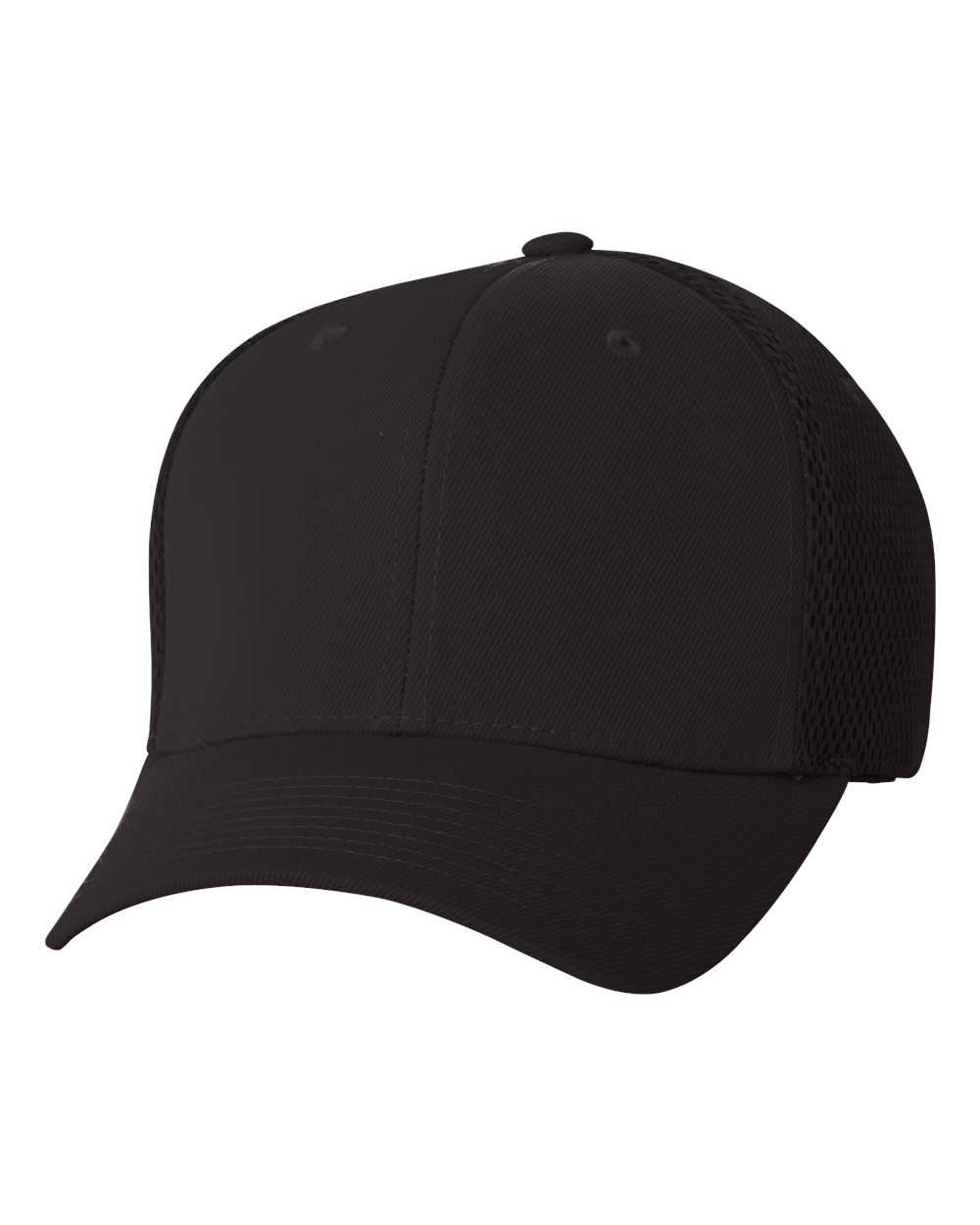 Flexfit 6533 Ultrafiber Mesh Cap - Black - HIT a Double