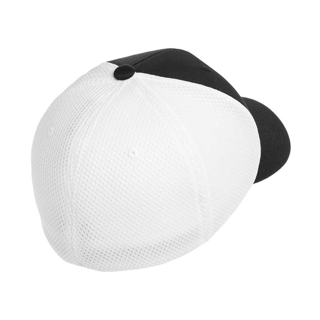 Flexfit 6533 Ultrafiber Mesh Cap - Black White - HIT a Double