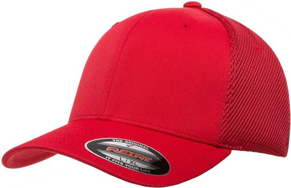 Flexfit 6533 Ultrafiber Mesh Cap - Red - HIT a Double