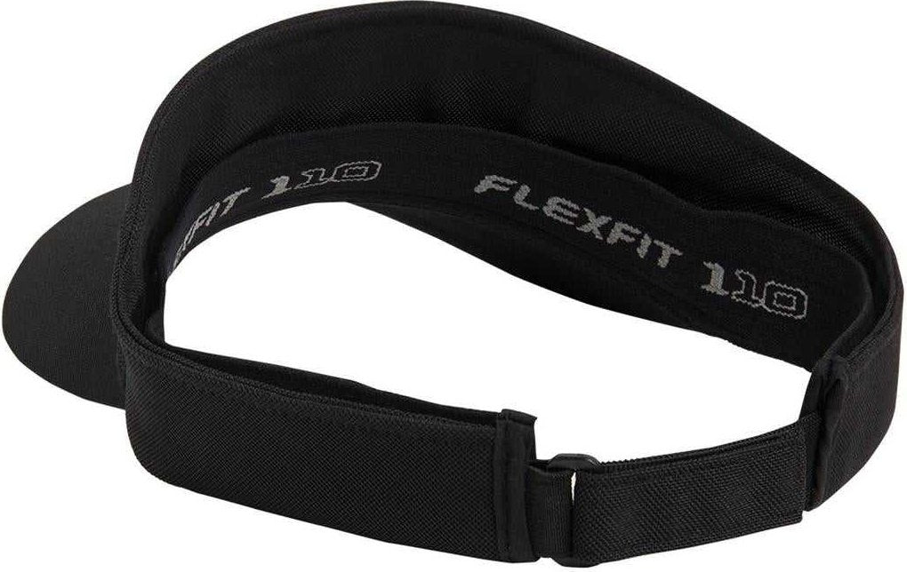 Flexfit 8110 110 Comfort Fit Visor - Black - HIT a Double