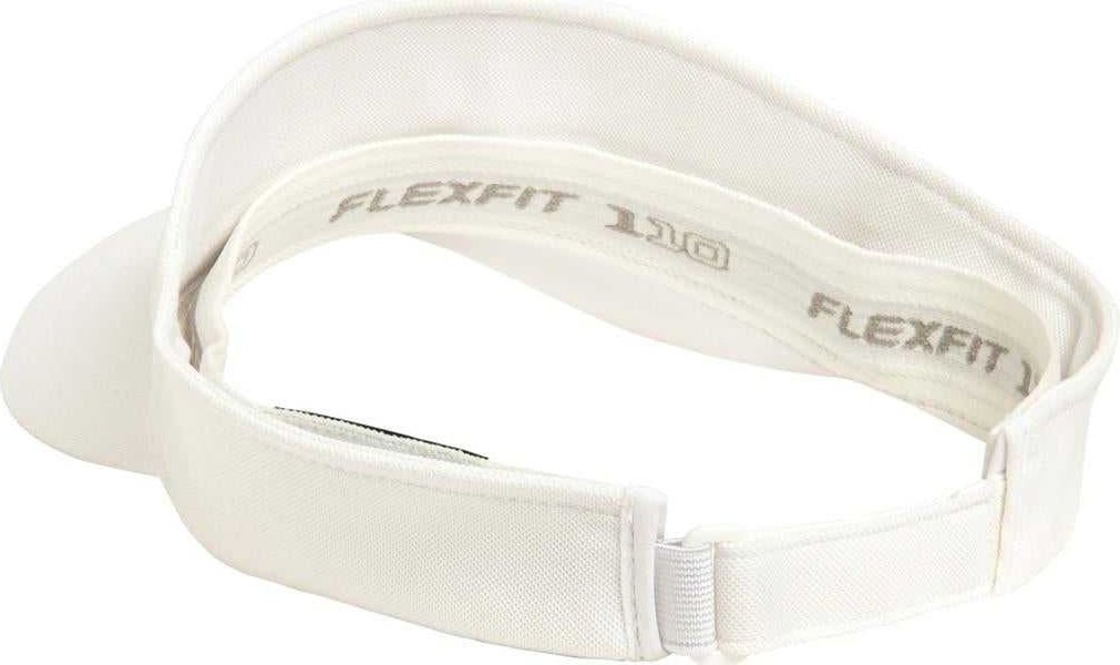 Flexfit 8110 110 Comfort Fit Visor - White - HIT a Double