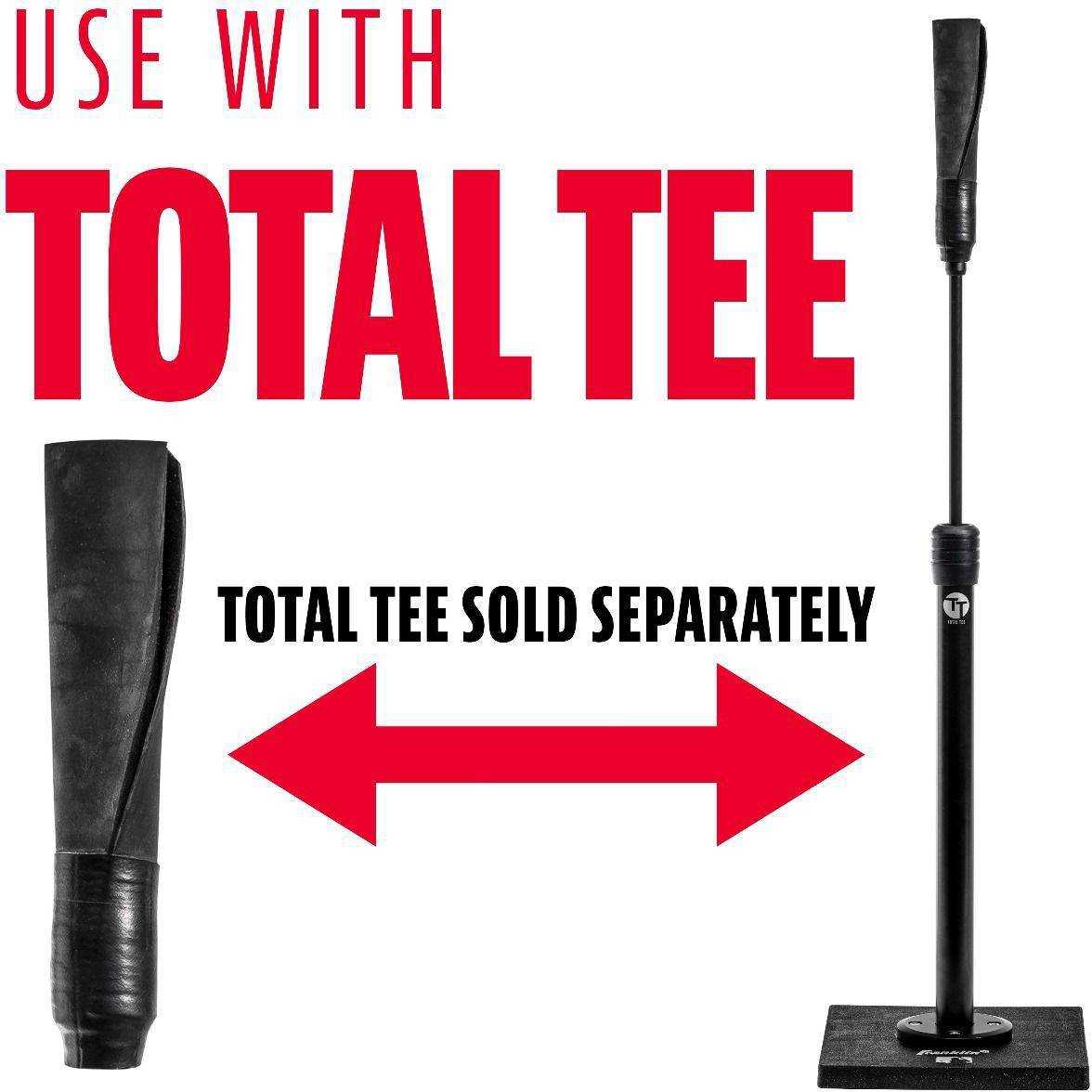 Franklin Sports MLB Total Tee Replacement Tee Topper - Black - HIT a Double