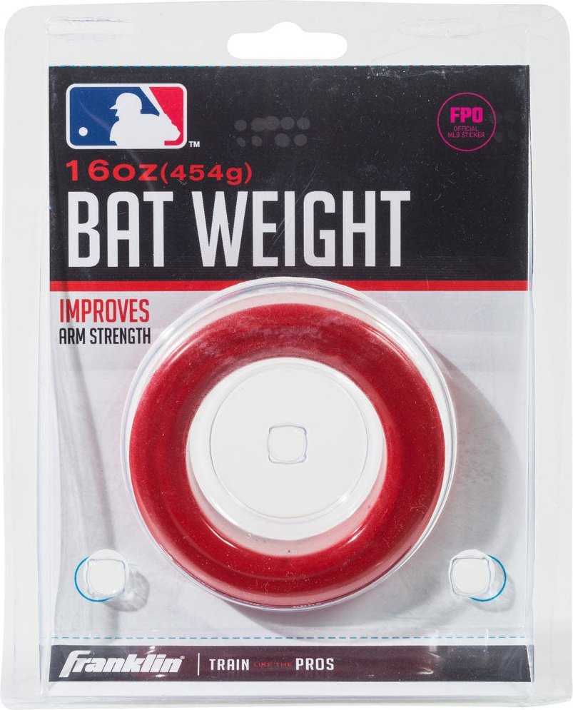 Franklin 16oz Bat Weight Red - 1 ea - HIT a Double
