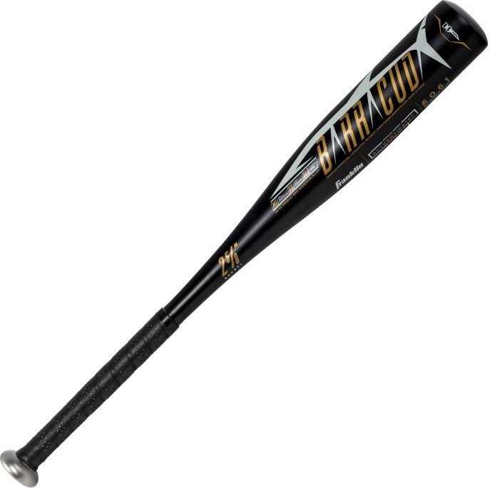 Franklin Barracuda 1100 Series (-11) USA Approved 2 5/8&quot; Tee Ball Bat - Black Gold - HIT a Double