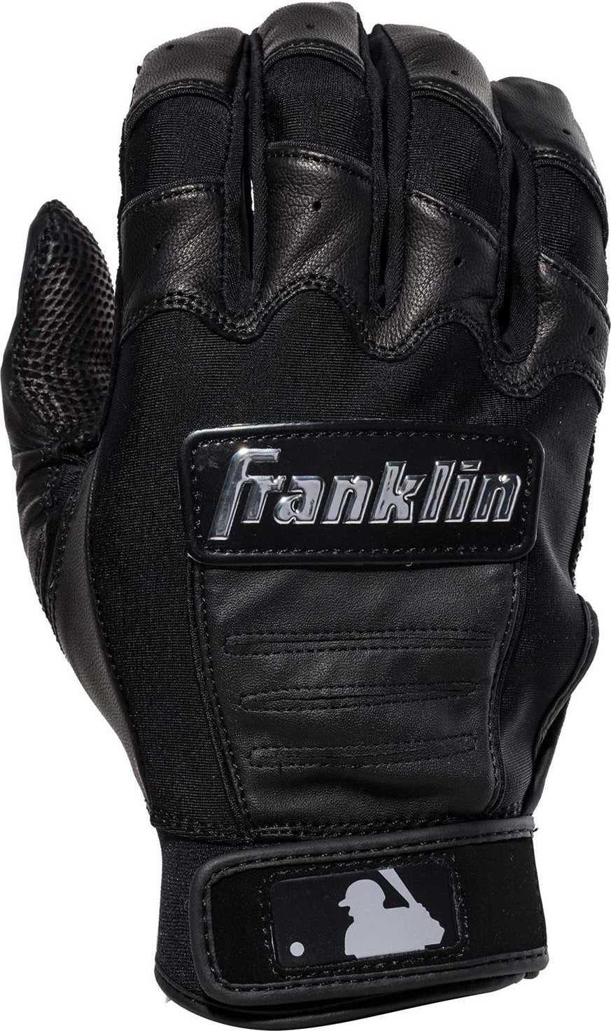 Franklin CFX Pro Chrome Adult Batting Gloves - Black - HIT a Double