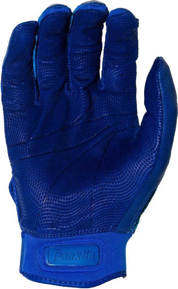 Franklin CFX Pro Chrome Adult Batting Gloves - Royal - HIT a Double