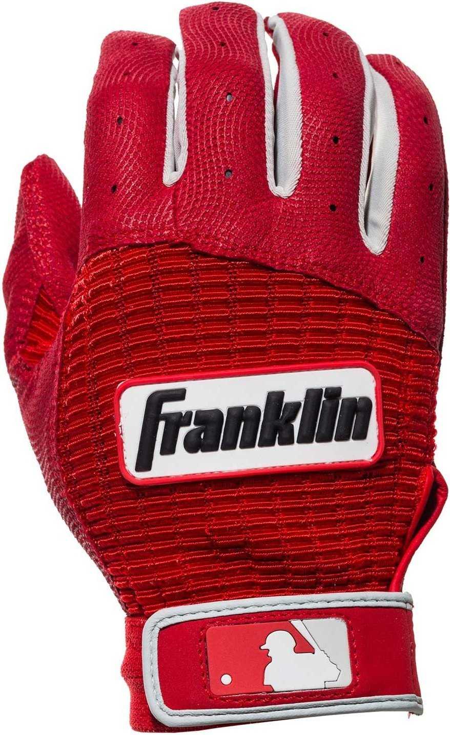 Franklin Pro Classic Youth Batting Gloves - Red - HIT a Double