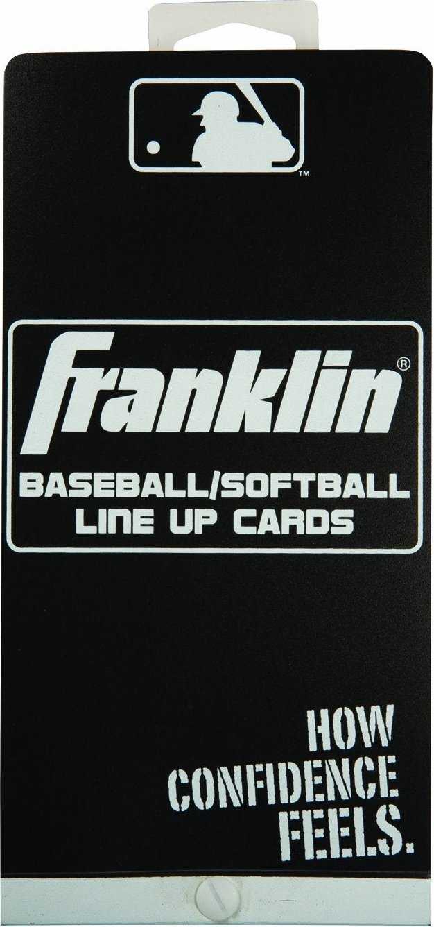 Franklin Sports MLB Baseball/Softball Line Up Cards - HIT a Double