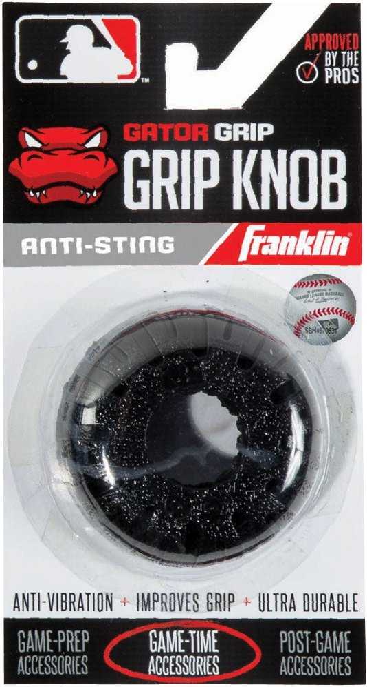 Franklin Sports MLB Gator Grip Knob - Black - HIT a Double