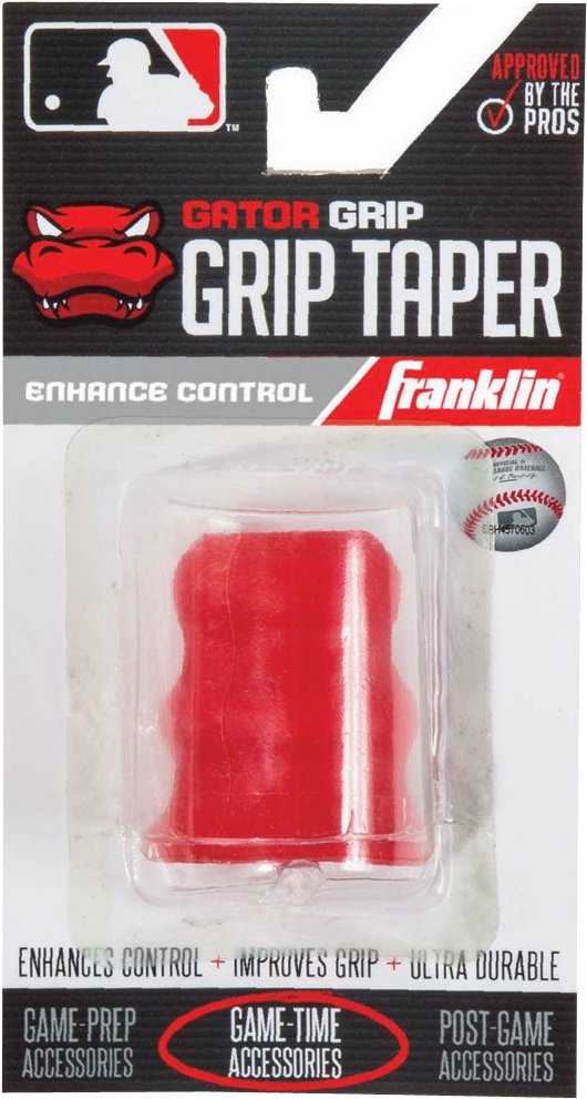 Franklin Sports MLB Gator Grip Taper - Red - HIT a Double