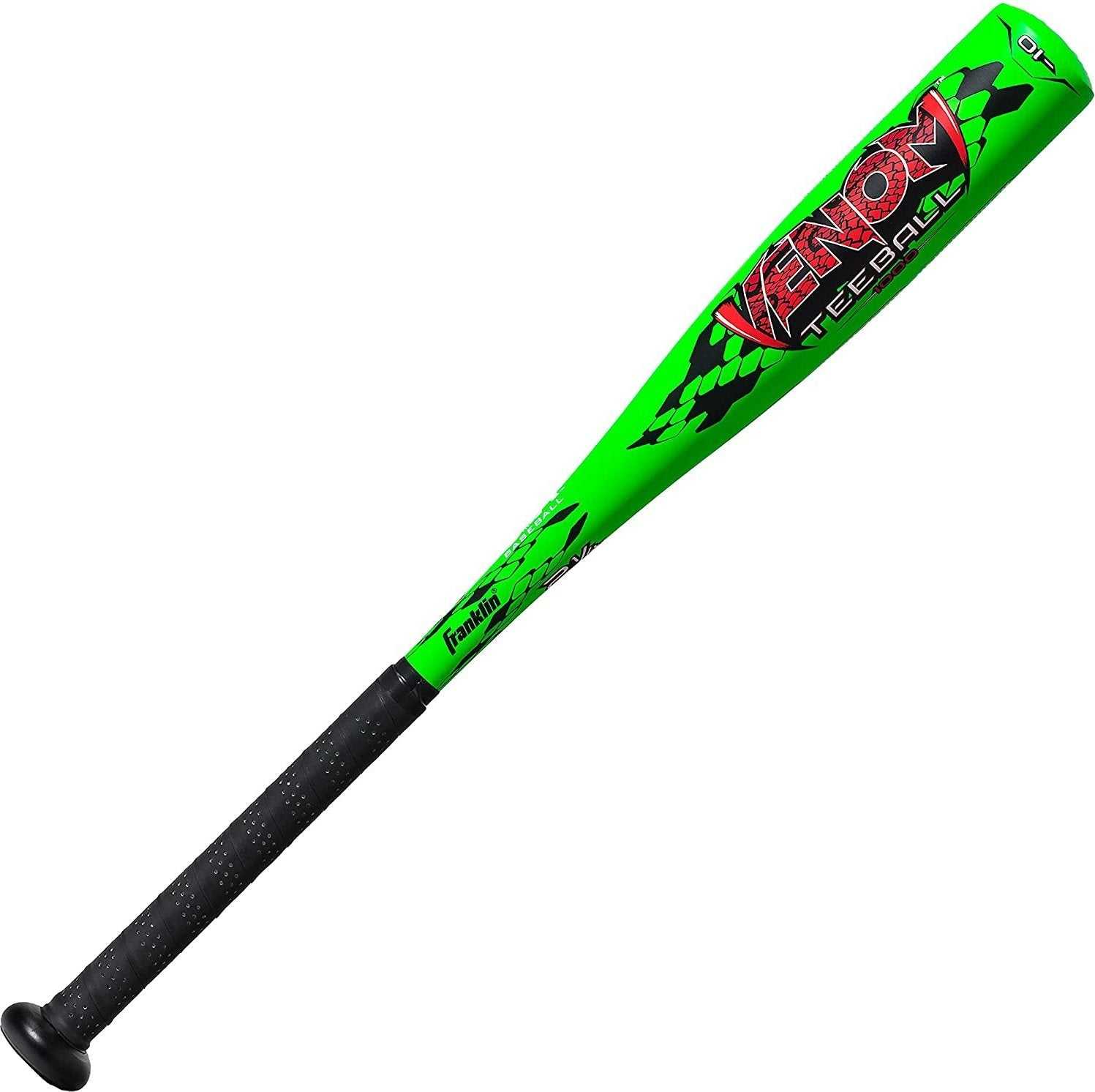 Franklin Venom 1000 (-10) USA Approved 2 1/4" Tee Ball Bat - Black Green - HIT a Double