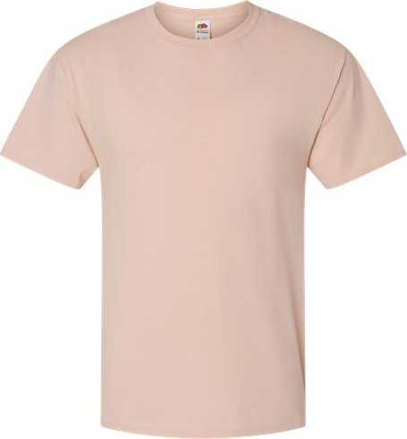Fruit Of The Loom 3930R HD Cotton Short Sleeve T-Shirt - Blush Pink - HIT a Double - 1