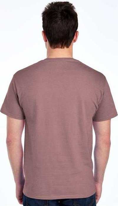 Fruit Of The Loom 3930R HD Cotton Short Sleeve T-Shirt - Heather Mauve - HIT a Double - 4