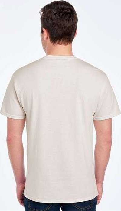 Fruit Of The Loom 3930R HD Cotton Short Sleeve T-Shirt - Sweet Cream Heather - HIT a Double - 4