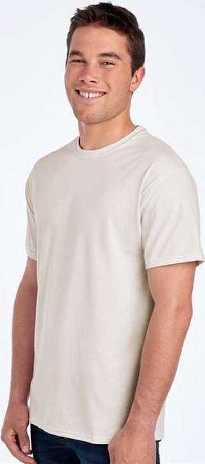 Fruit Of The Loom 3930R HD Cotton Short Sleeve T-Shirt - Sweet Cream Heather - HIT a Double - 3